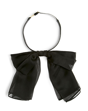 Project 6 Amira Silk Bow Necklace