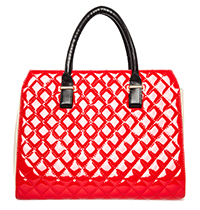 Quilted Briefcase Tote