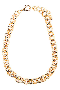 Round Chain Link Necklace