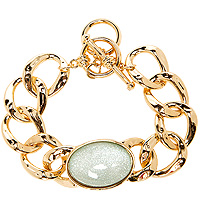Glitter Stone Chain Bracelet