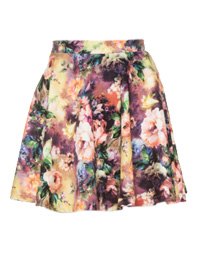 Classical Bouquet Circle Skirt