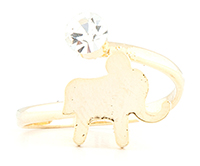 Crystal Elephant Ring
