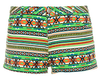 Tribal Jean Shorts