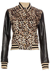 Leopard Varsity Jacket