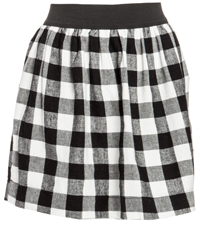 Plaid Flannel Skirt