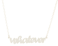 Sterling Silver Whatever Necklace