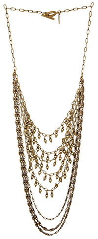 Vanessa Mooney Rock Your Gypsy Soul Brass Necklace