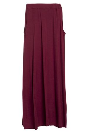 DAILYLOOK Pocketed Stretch Knit Maxi Skirt
