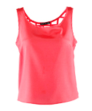 Cropped Cage Back Tank
