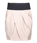 Pleated Skirt with Obi Belt