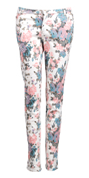 Country Floral Jeans