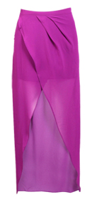 Purple Splice Skirt with Shorts