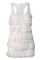 Tiered Lace Sleeveless Top