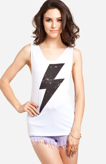 Lightening Boyfriend Tank Slide 1