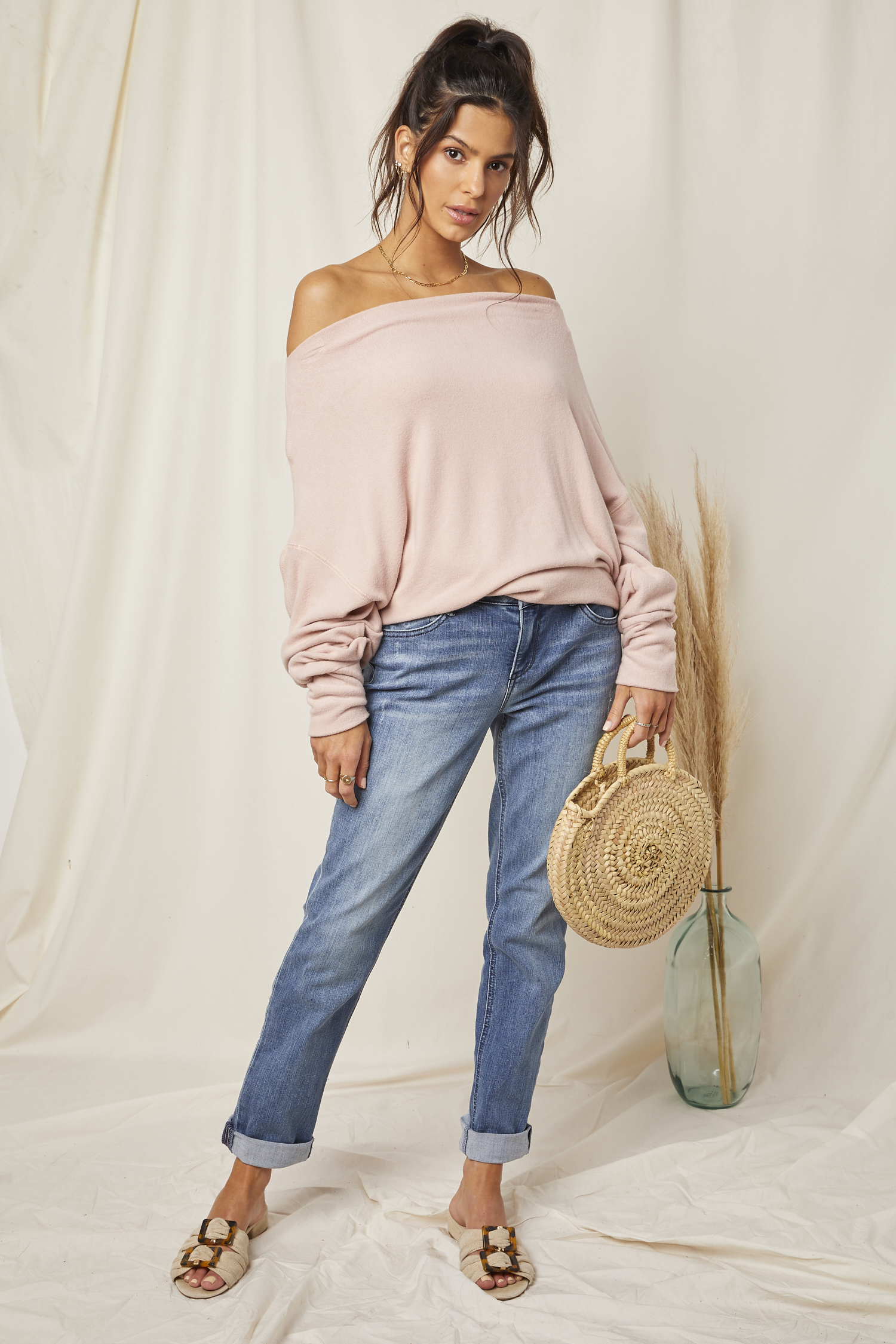 Katie　TEA&CAKE sailor top Dear Scarlett Aqua Flower Garden Sadie Top | Kaley Jase Boutique
