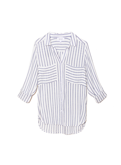 Striped Button Shirt