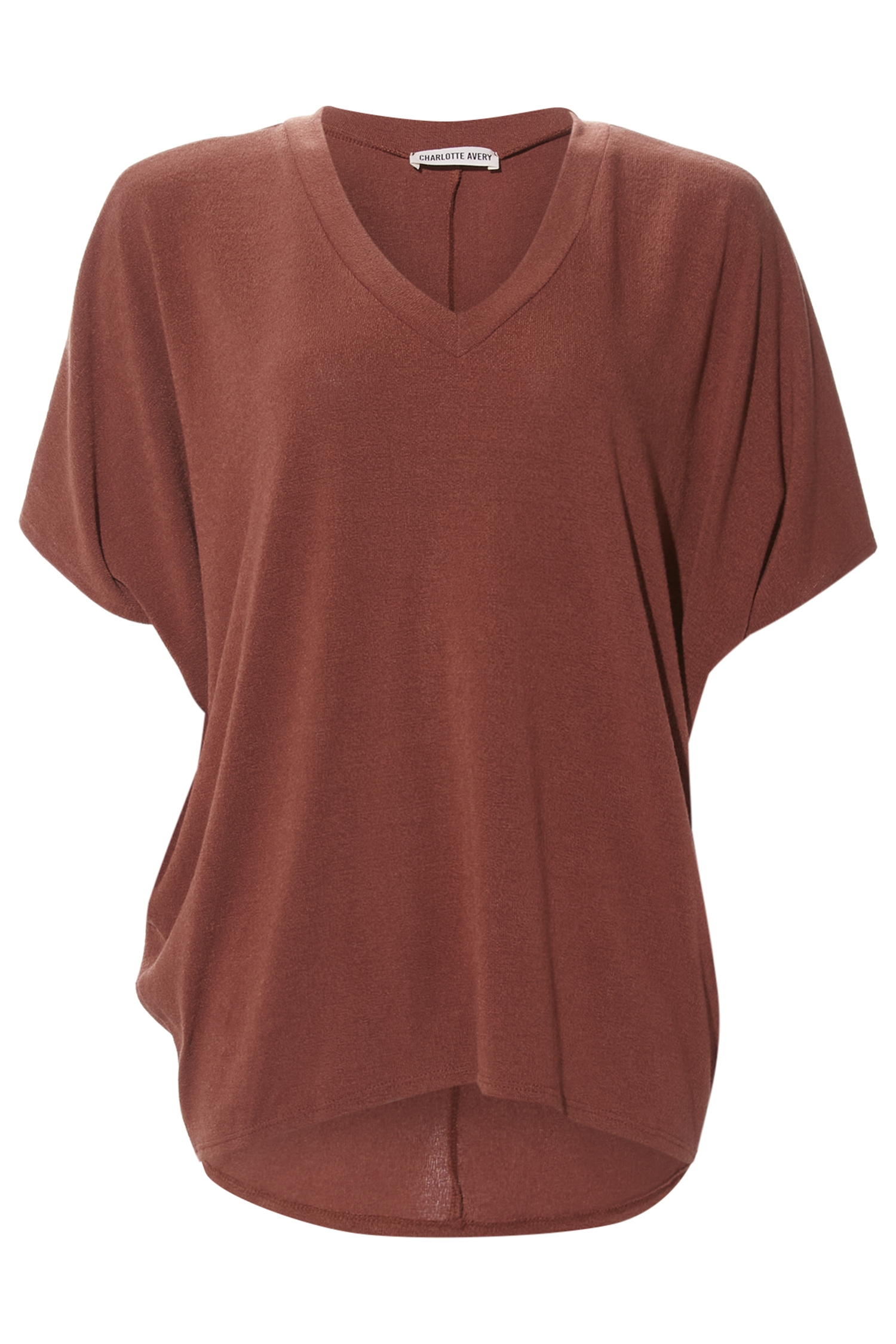 Short Sleeve V-Neck Top