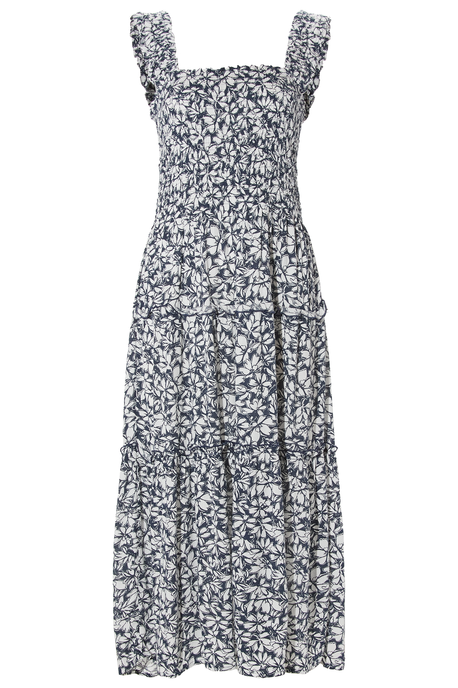Vero Moda Smocked Midi Dress