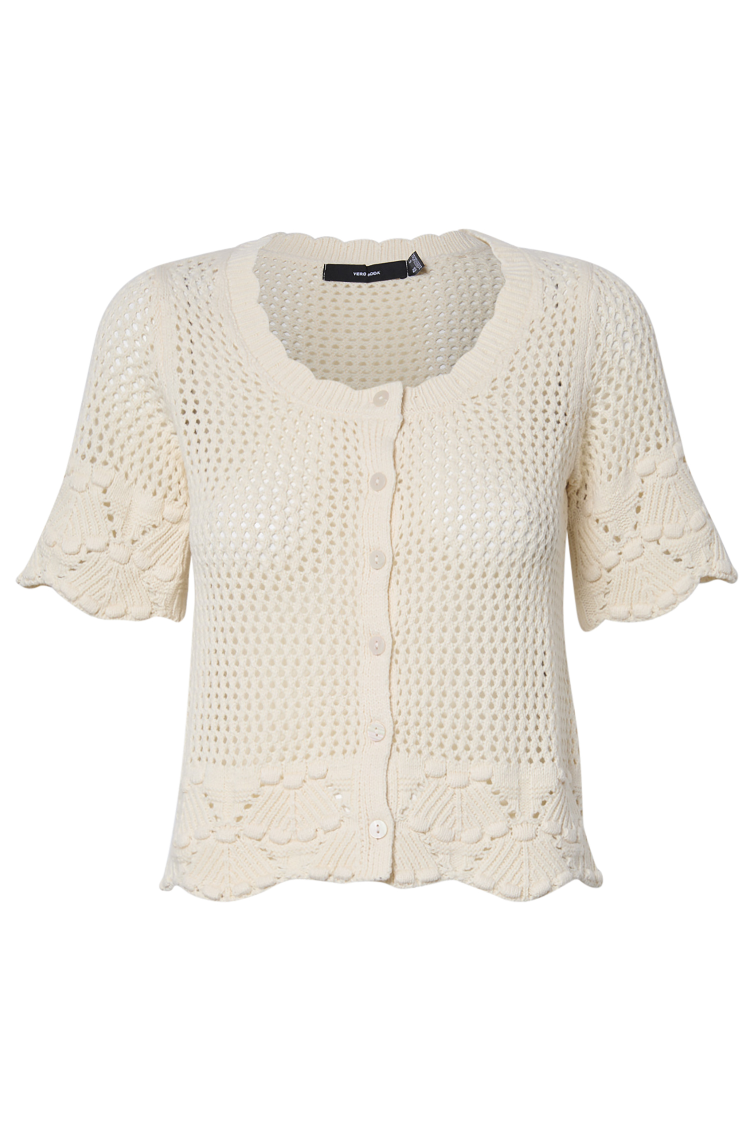 Vero Moda U Neck Crochet Top