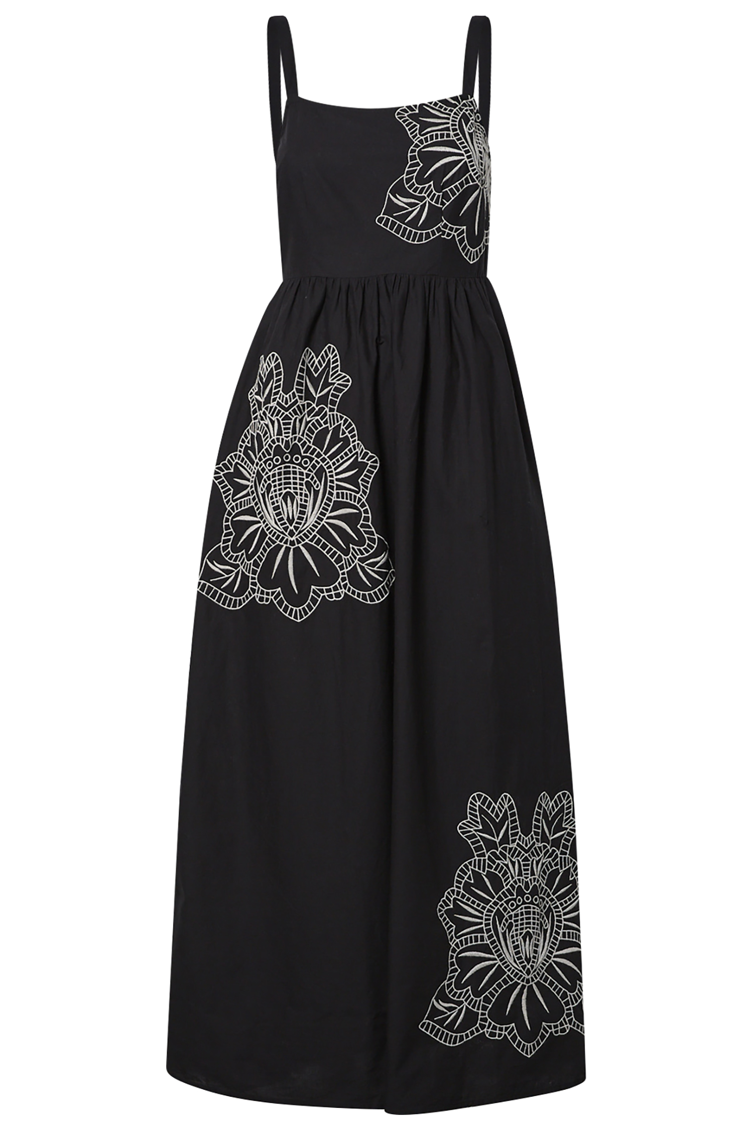 Vero Moda Crochet Detail Midi Dress