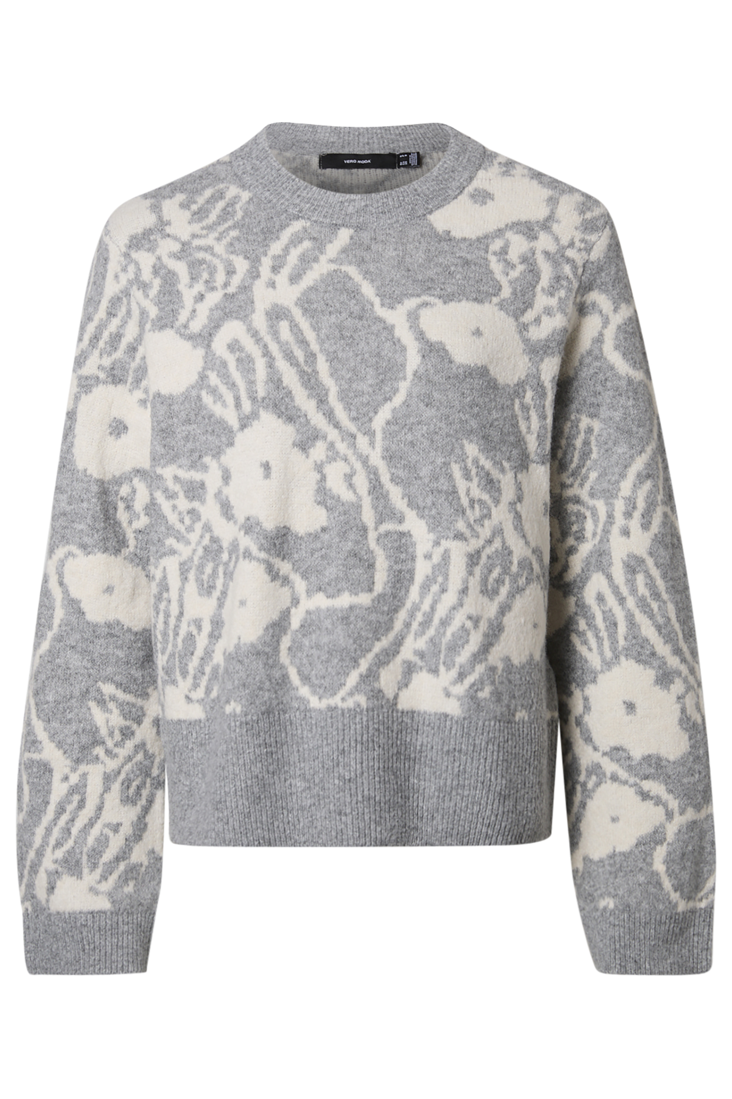 Abstract Print Sweater