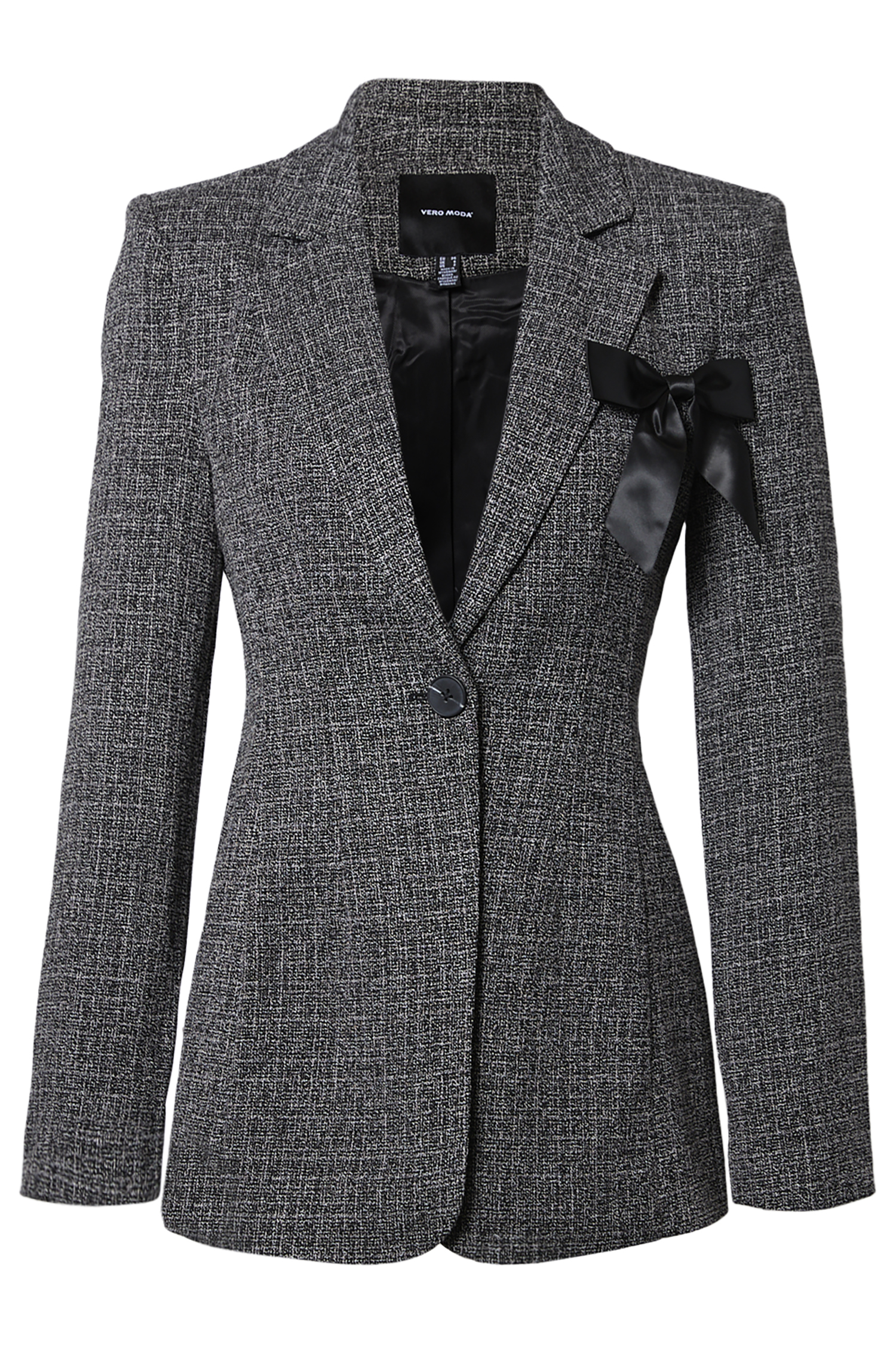 Fitted Bow Blazer