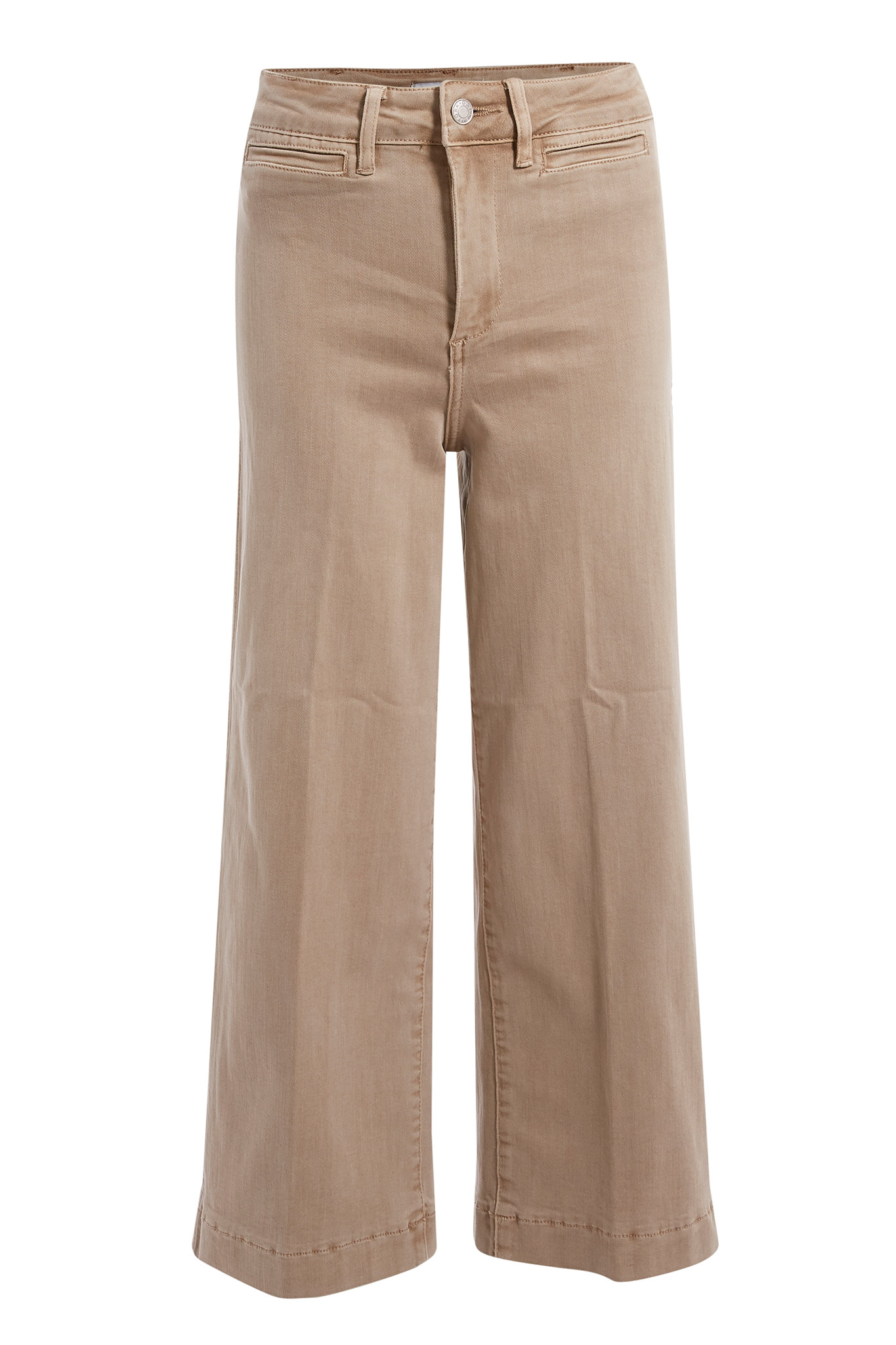 High Rise Wide Leg Cropped Jean