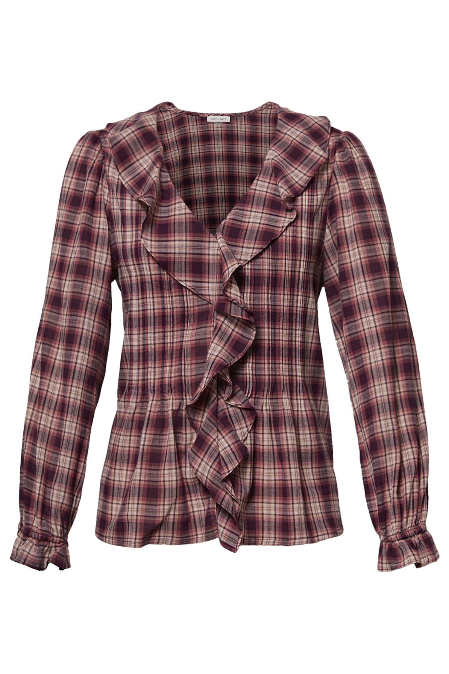 Plaid Blouse
