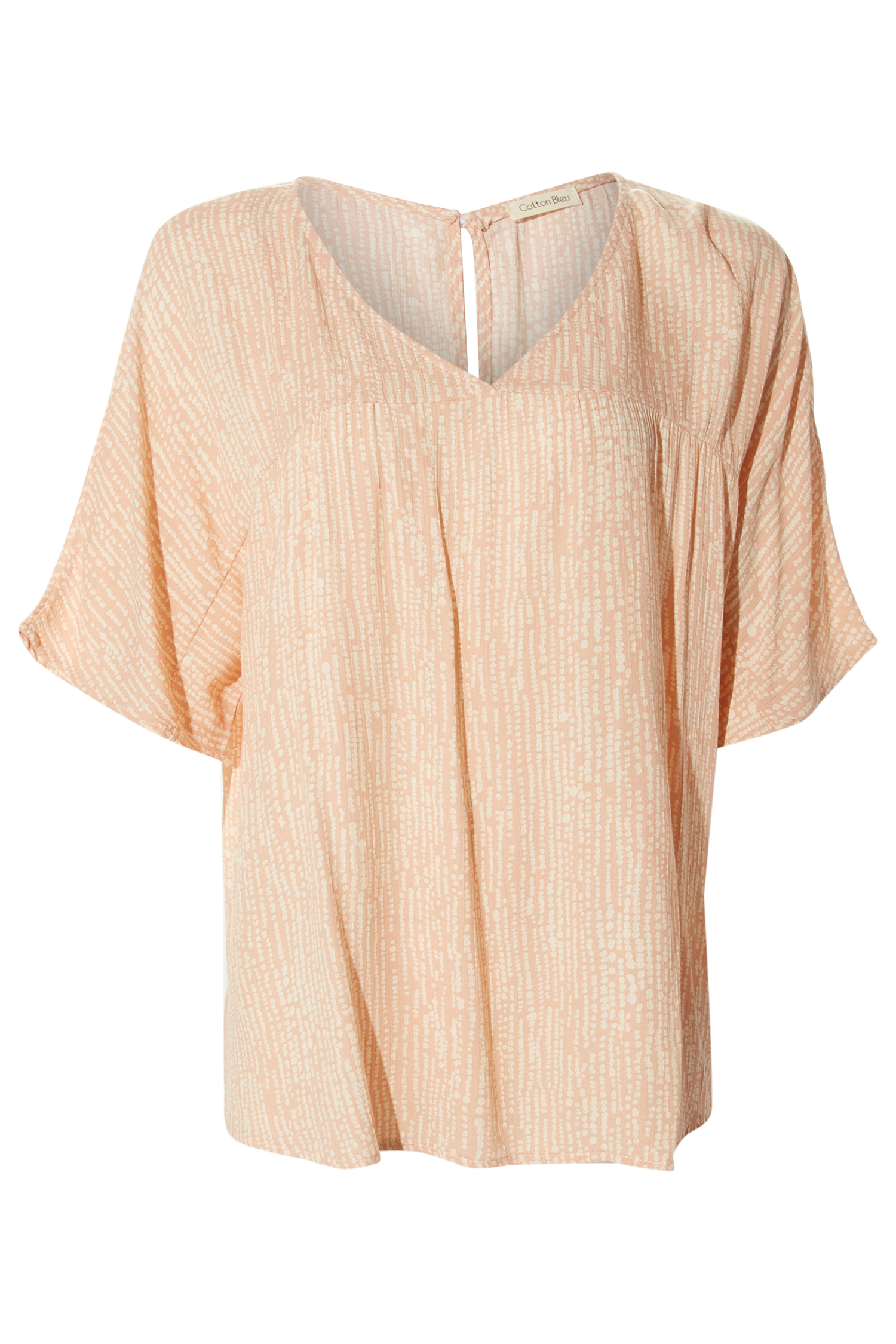 Dot Print Short Sleeve