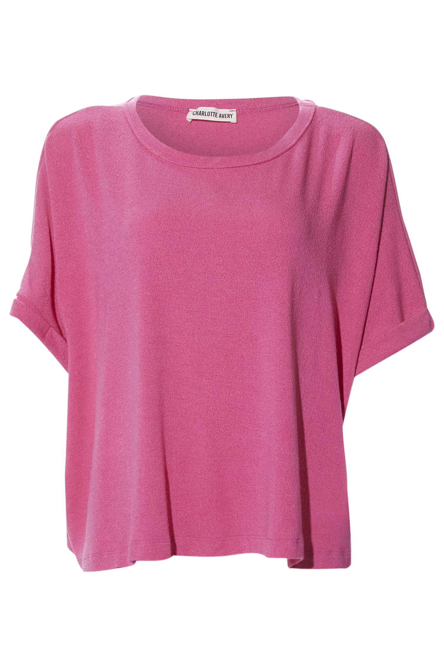 Crepe Hacci Cuffed Tee