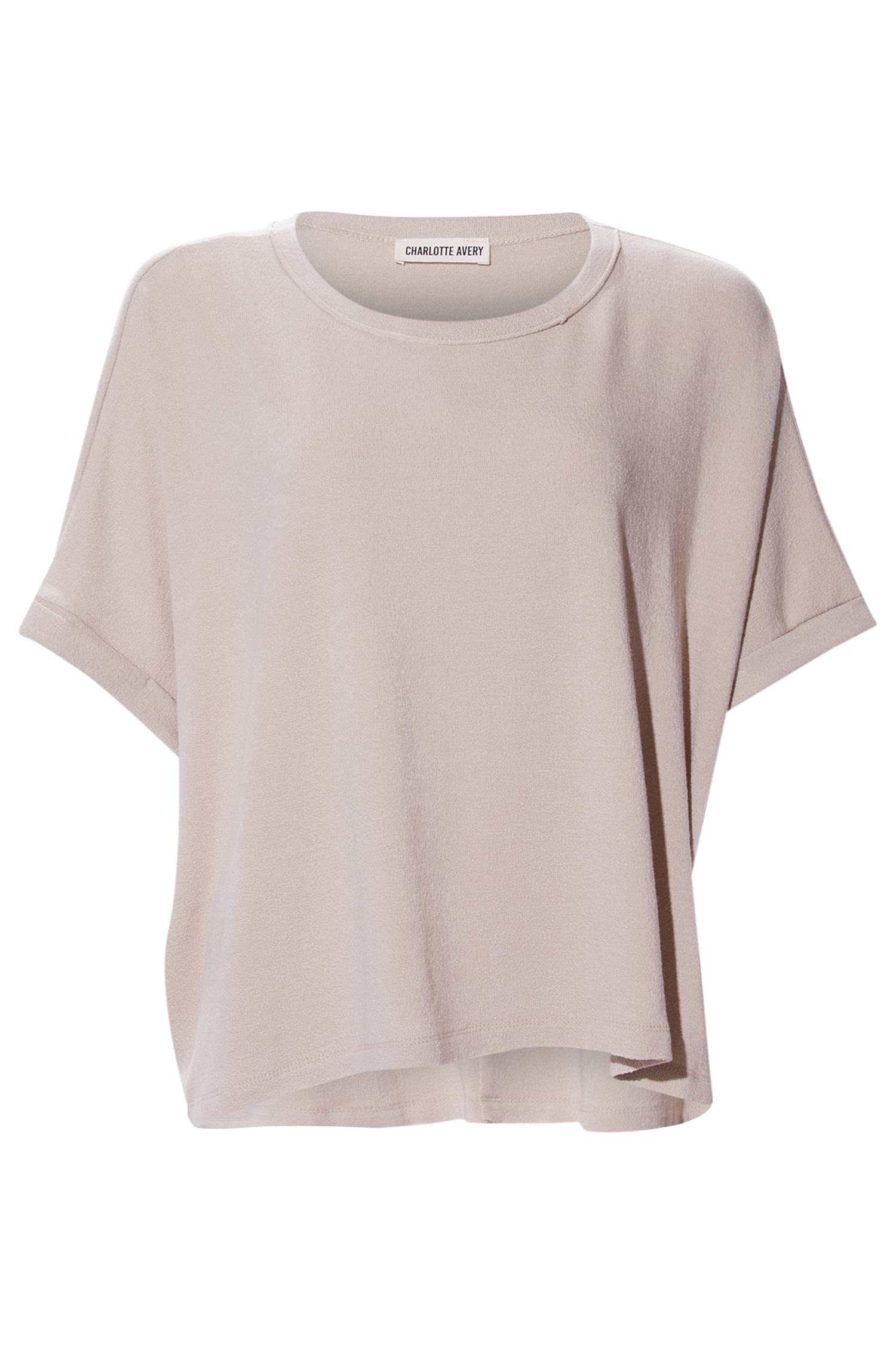 Crepe Hacci Cuffed Tee