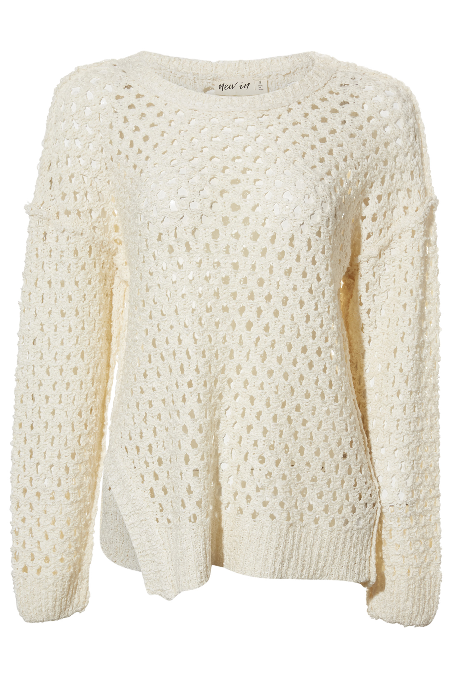 Netted Long Sleeve Top