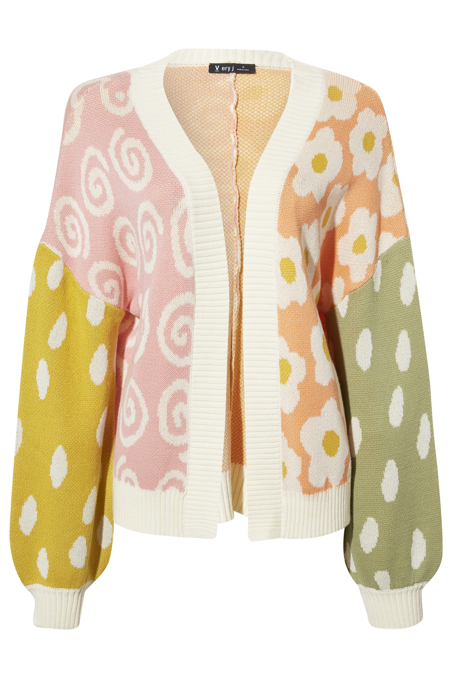 Multi Printed Cardigan