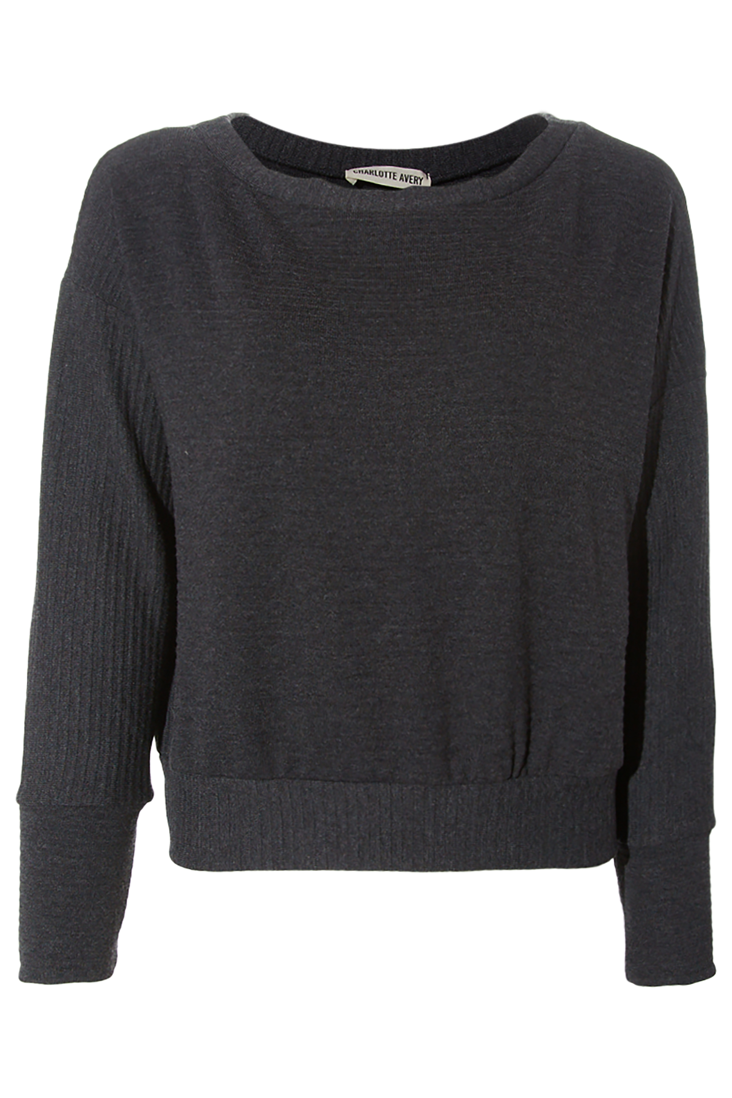 Ribbed Off The Shoulder Top