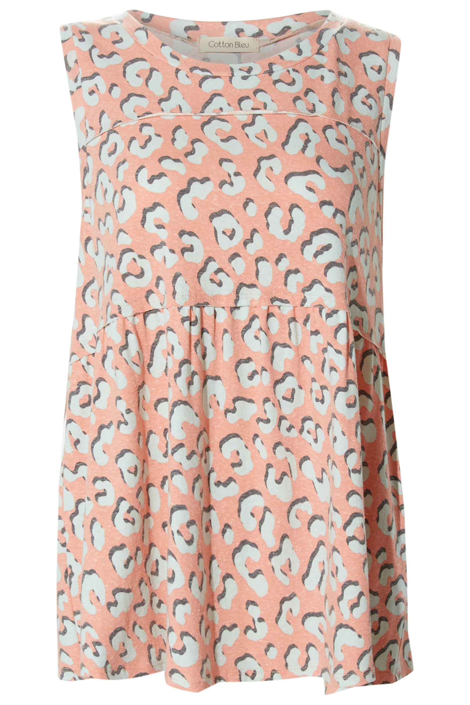 Printed Sleeveless Top