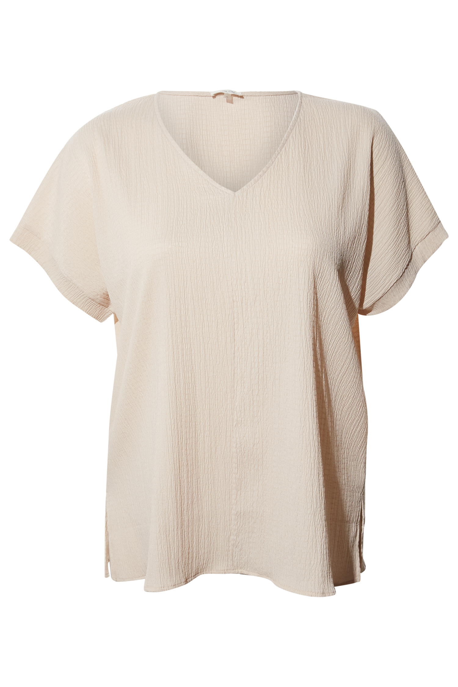 V Neck Short Sleeve Top