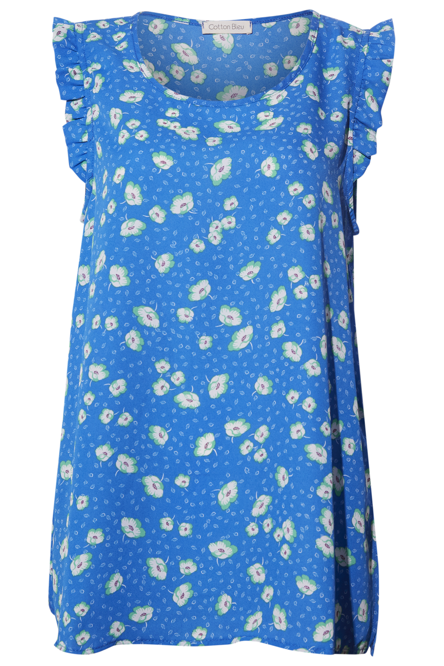 Sleeveless Floral Top