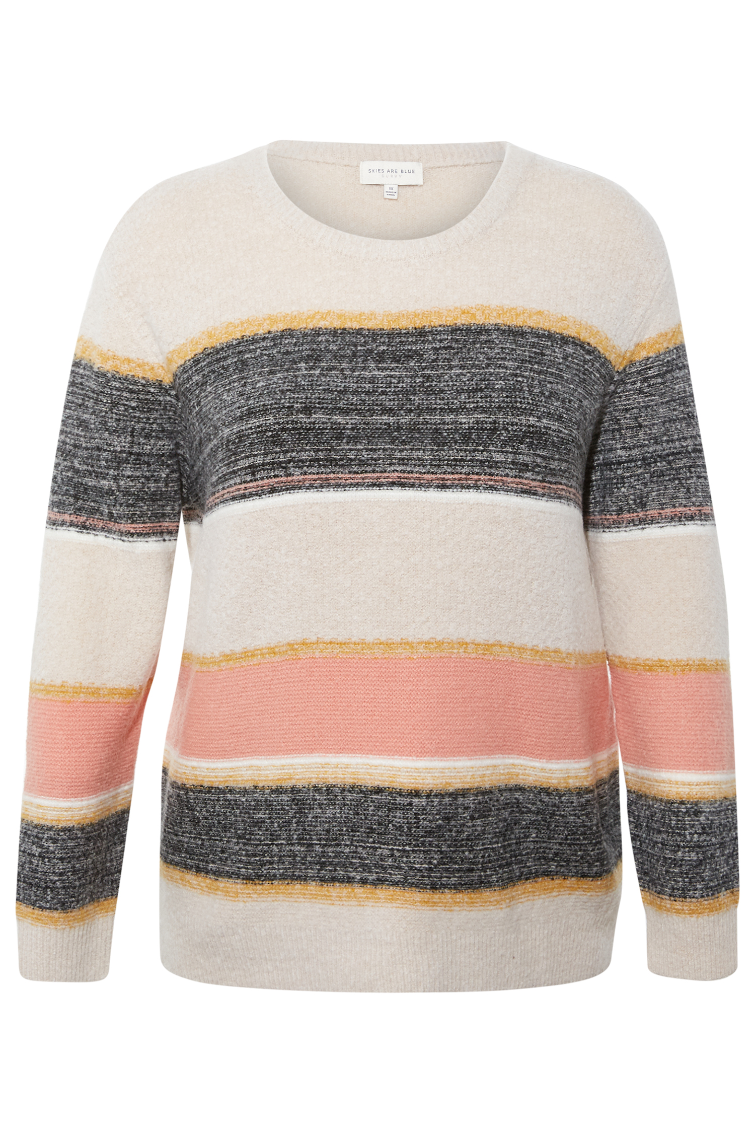 Multi Stripe Knit Sweater