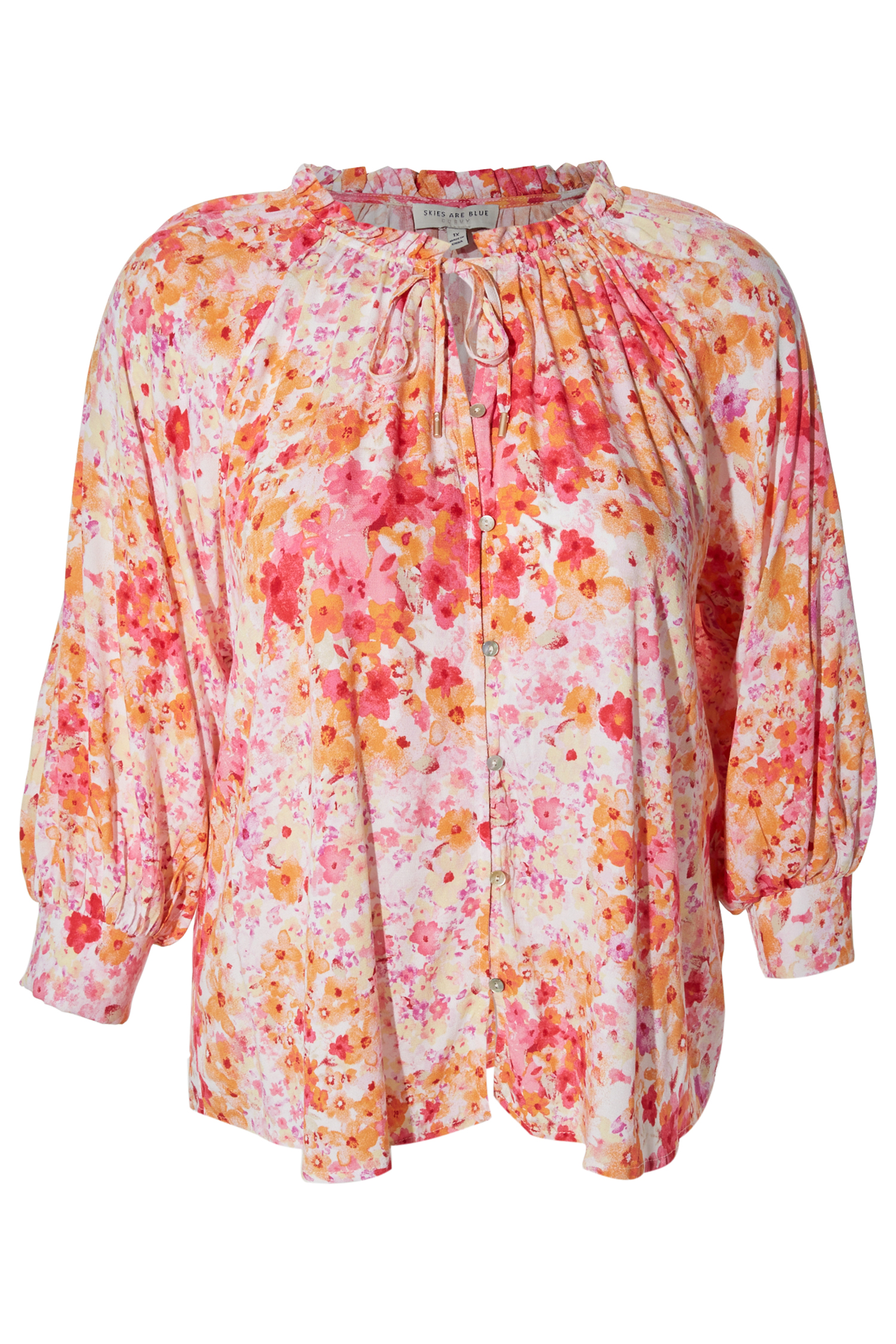 Floral Smock Blouse