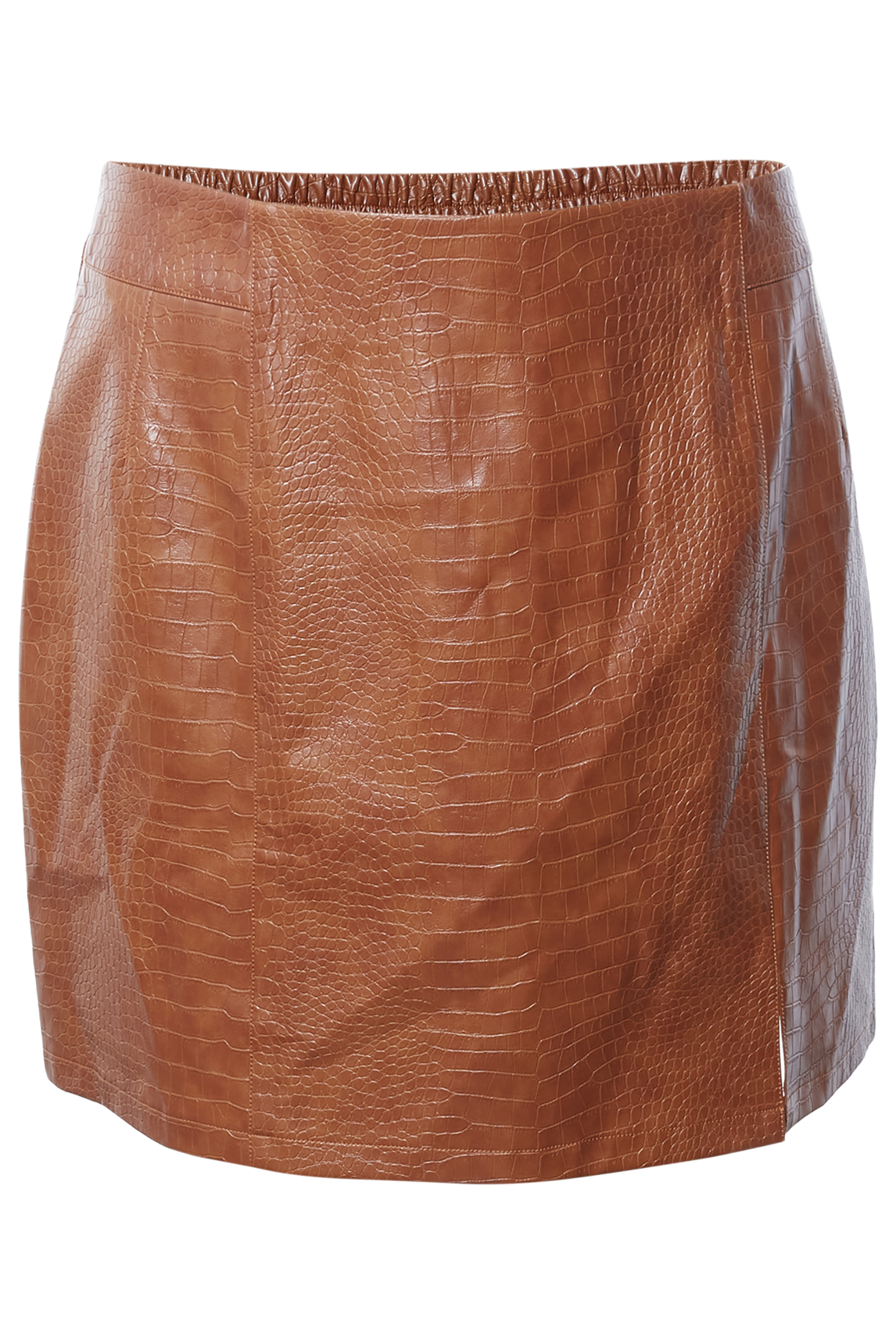 Faux Leather Mini Skirt