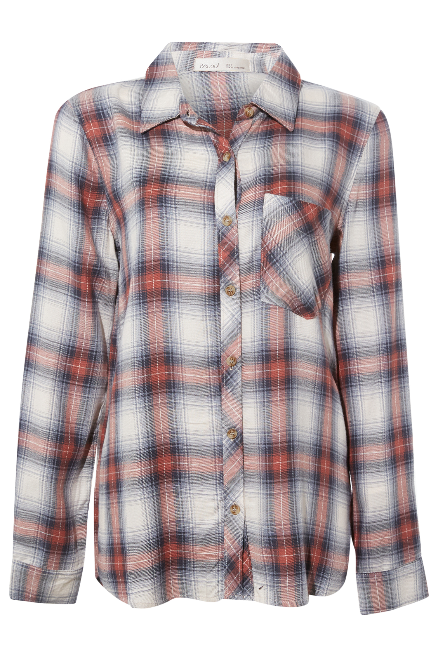 Plaid Button Up Shirt