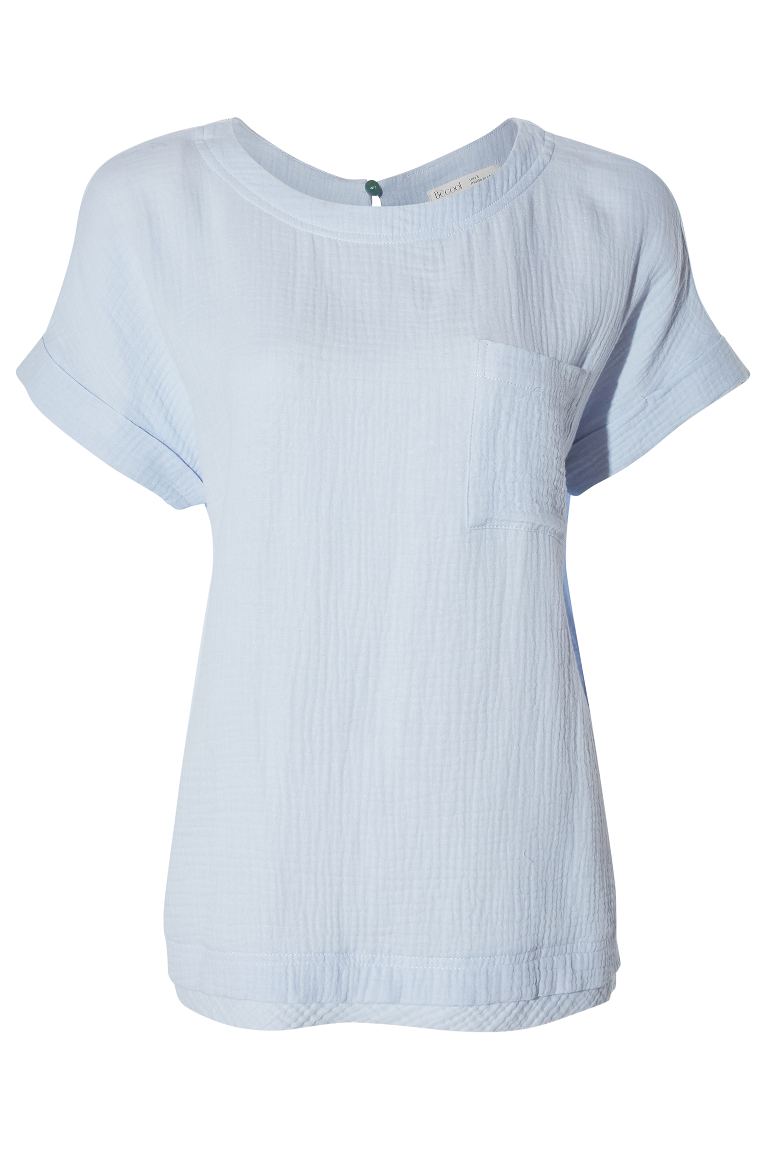 Keyhole Back Blouse