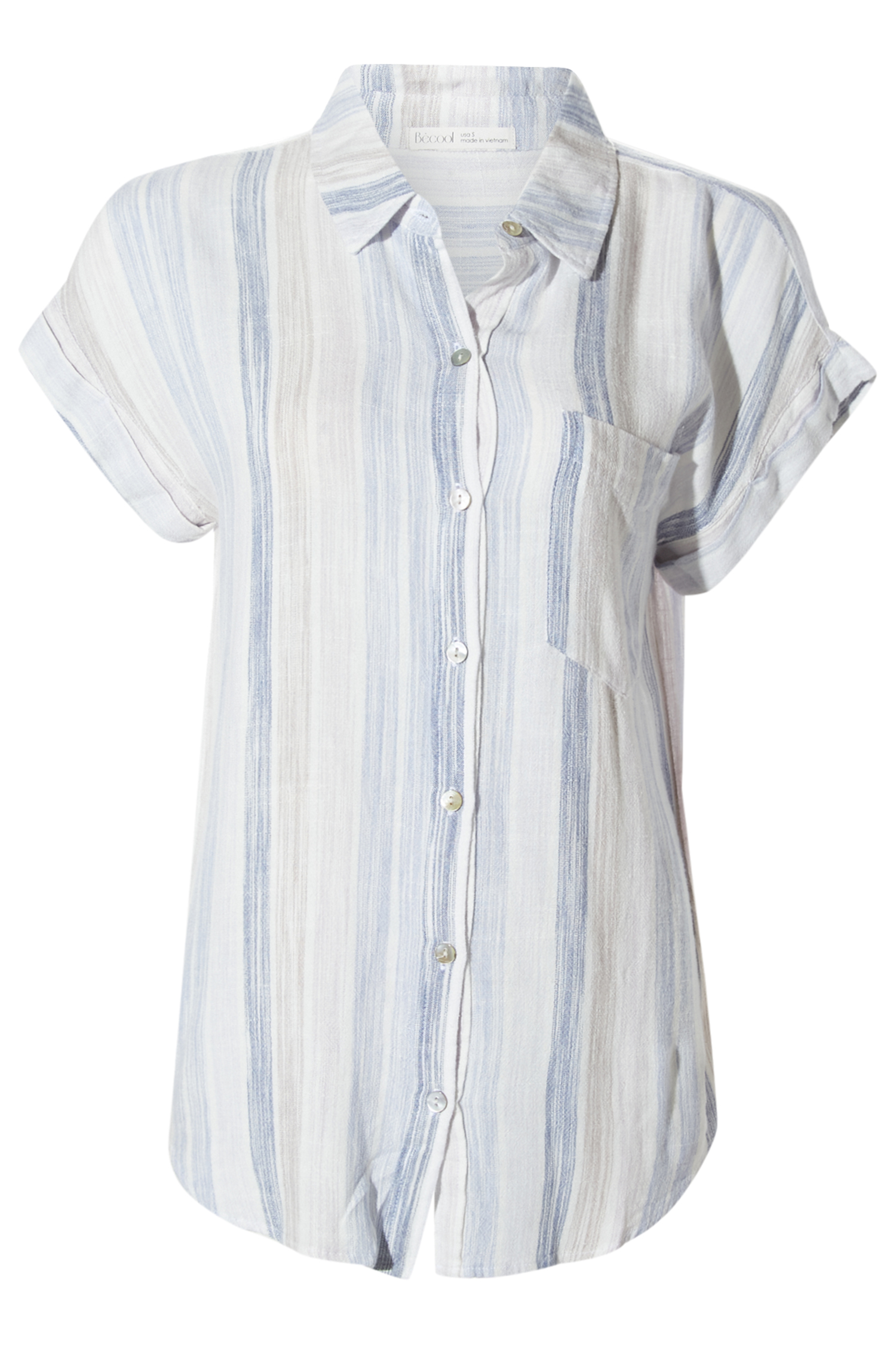 Striped Button Up