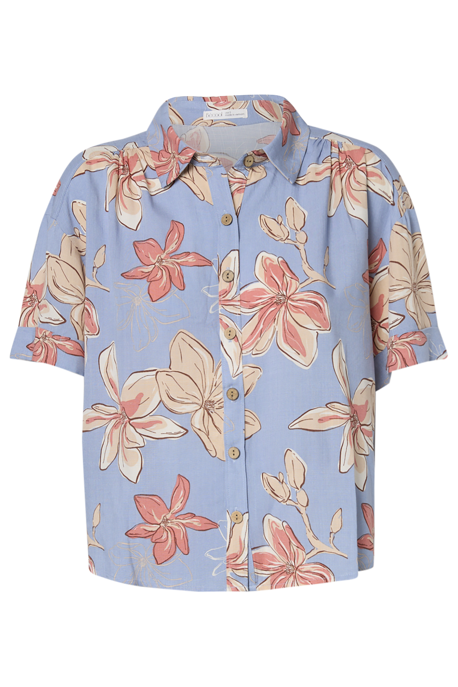 Printed Short Sleeve Top