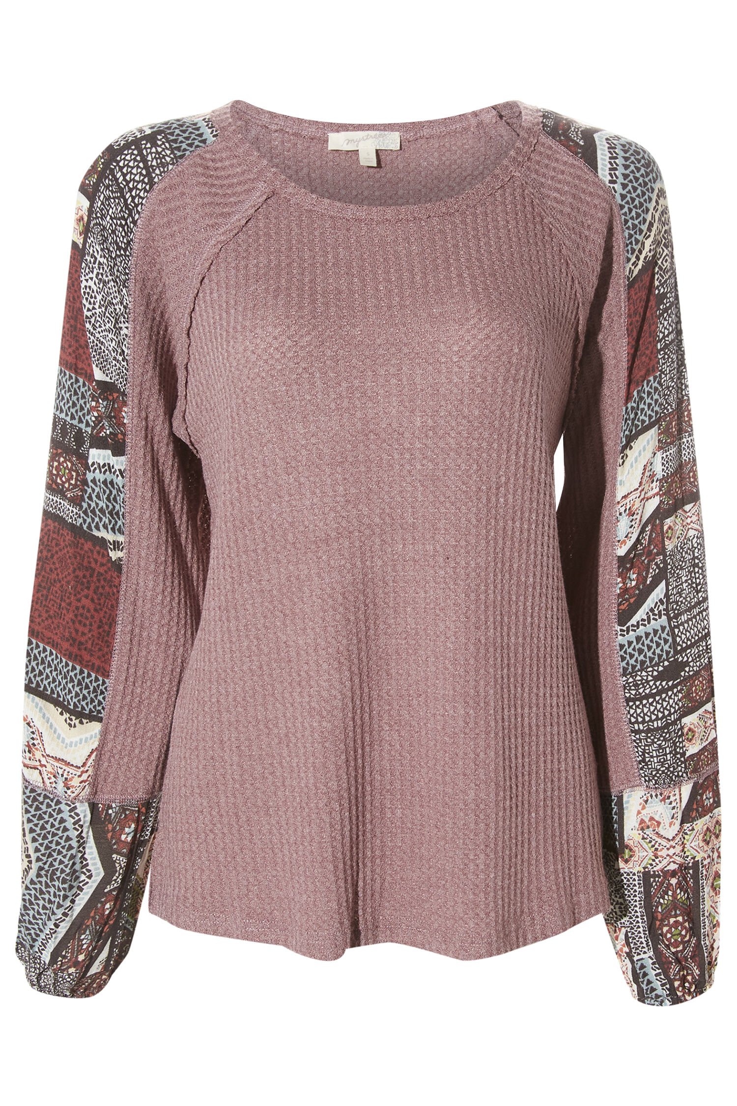 Mix Media Raglan Top