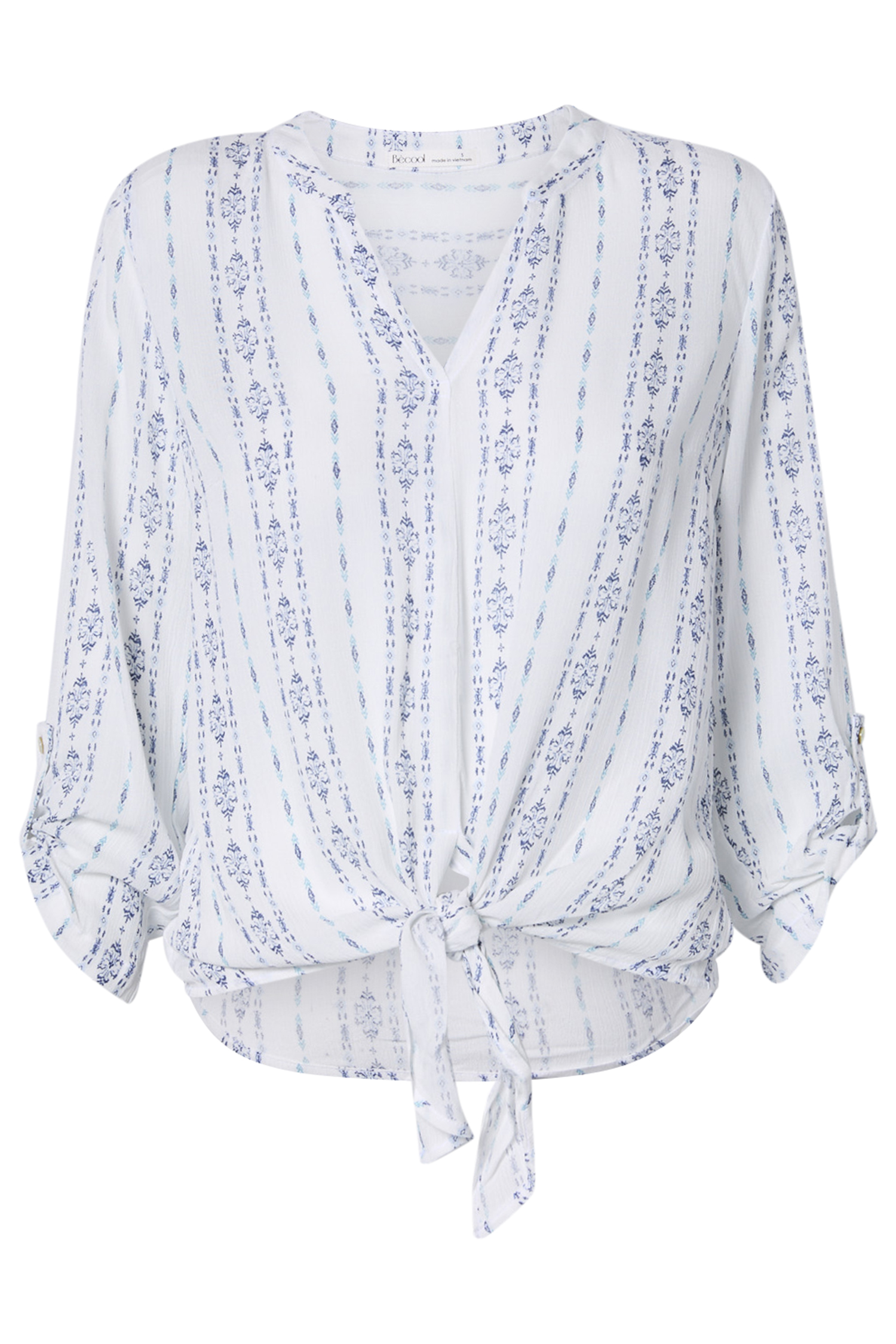 Tie-Front Blouse