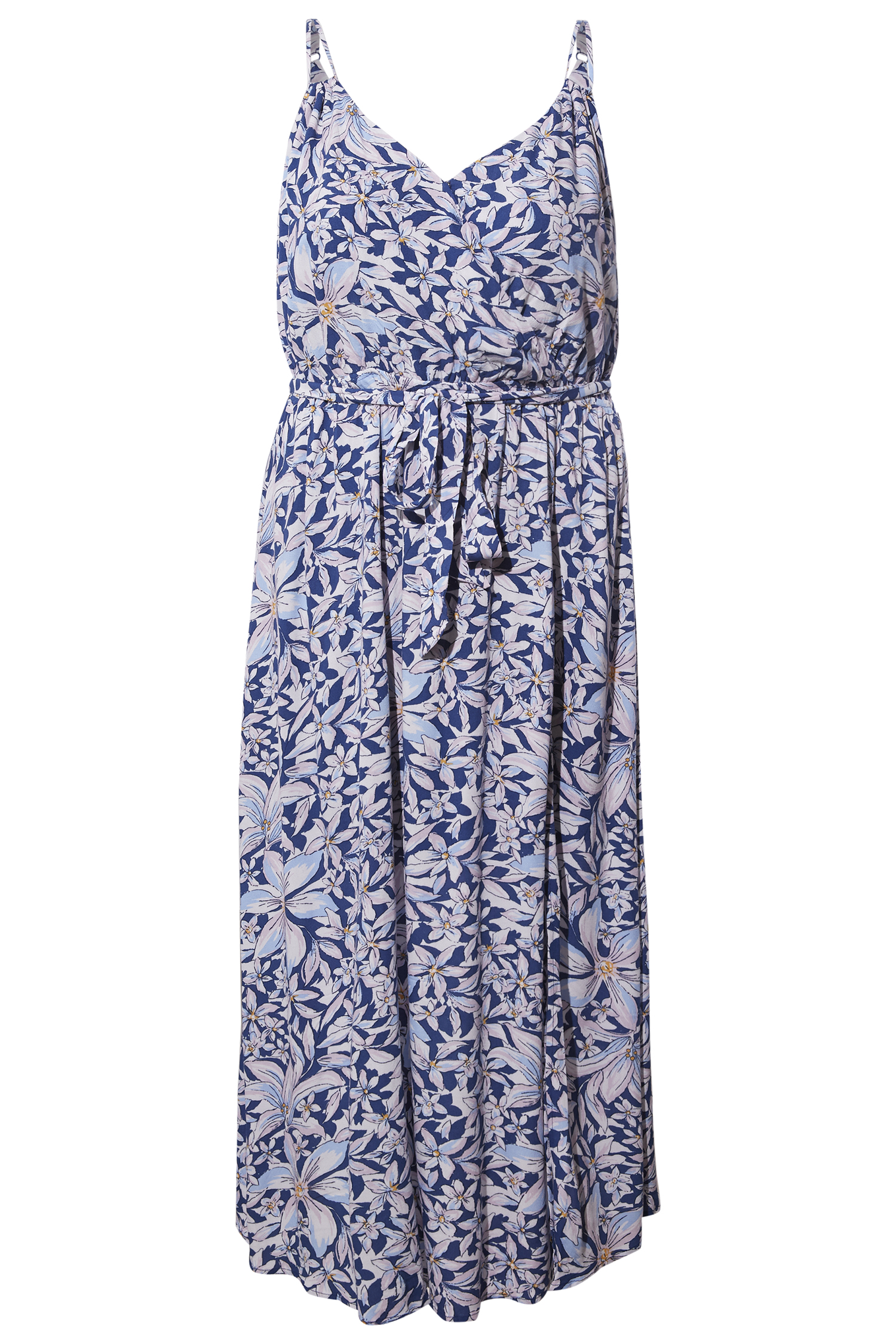 Floral Maxi Wrap Dress
