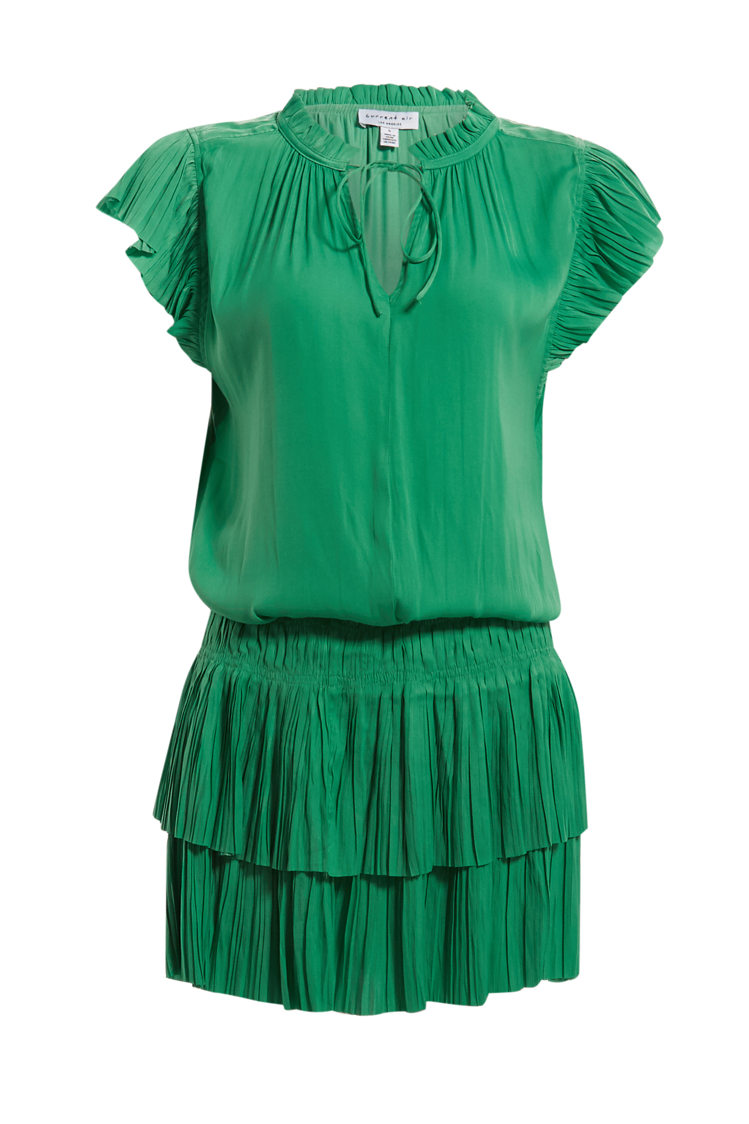 Pleated Mini Dress