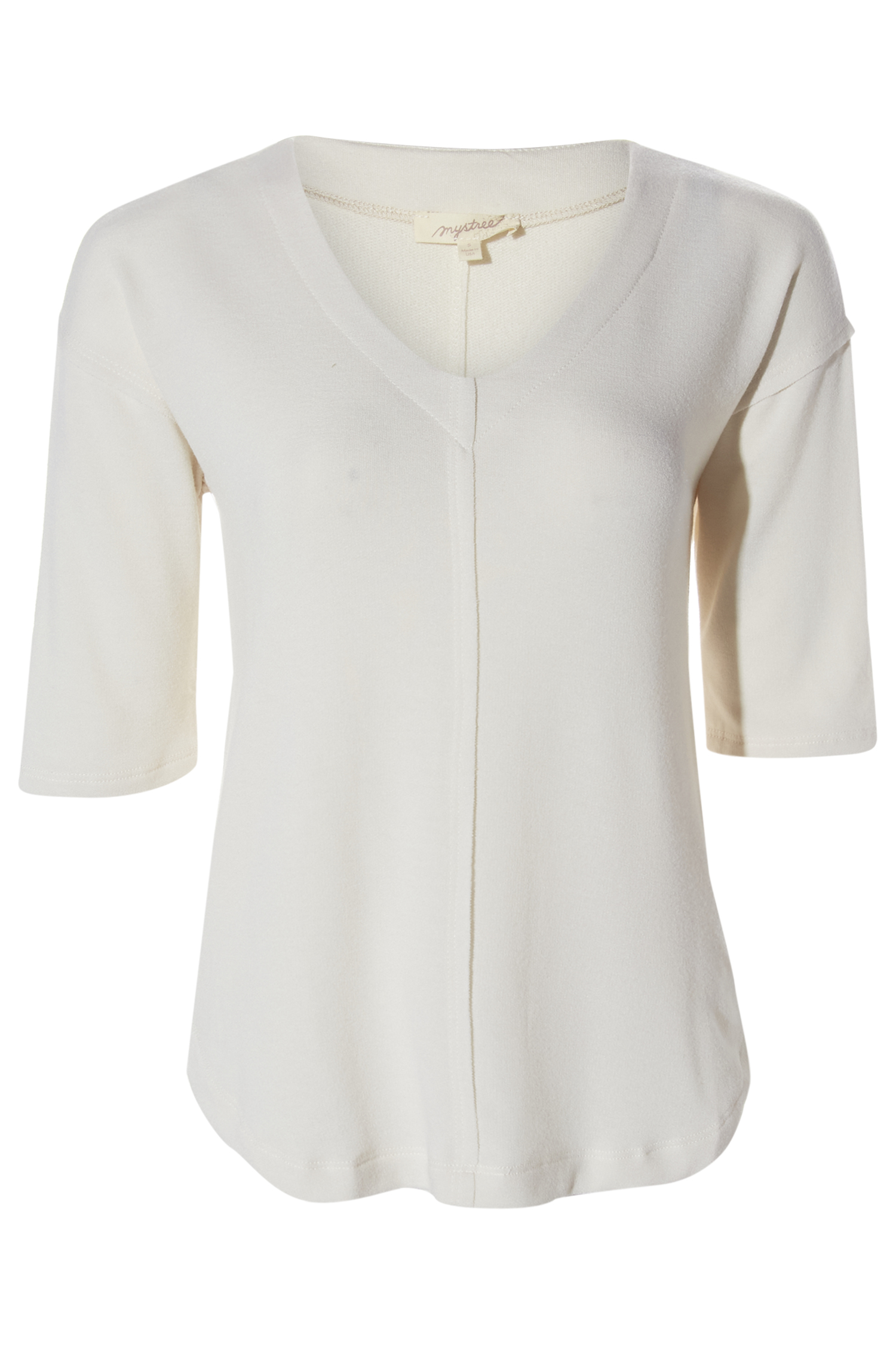 Half Sleeve V Neck