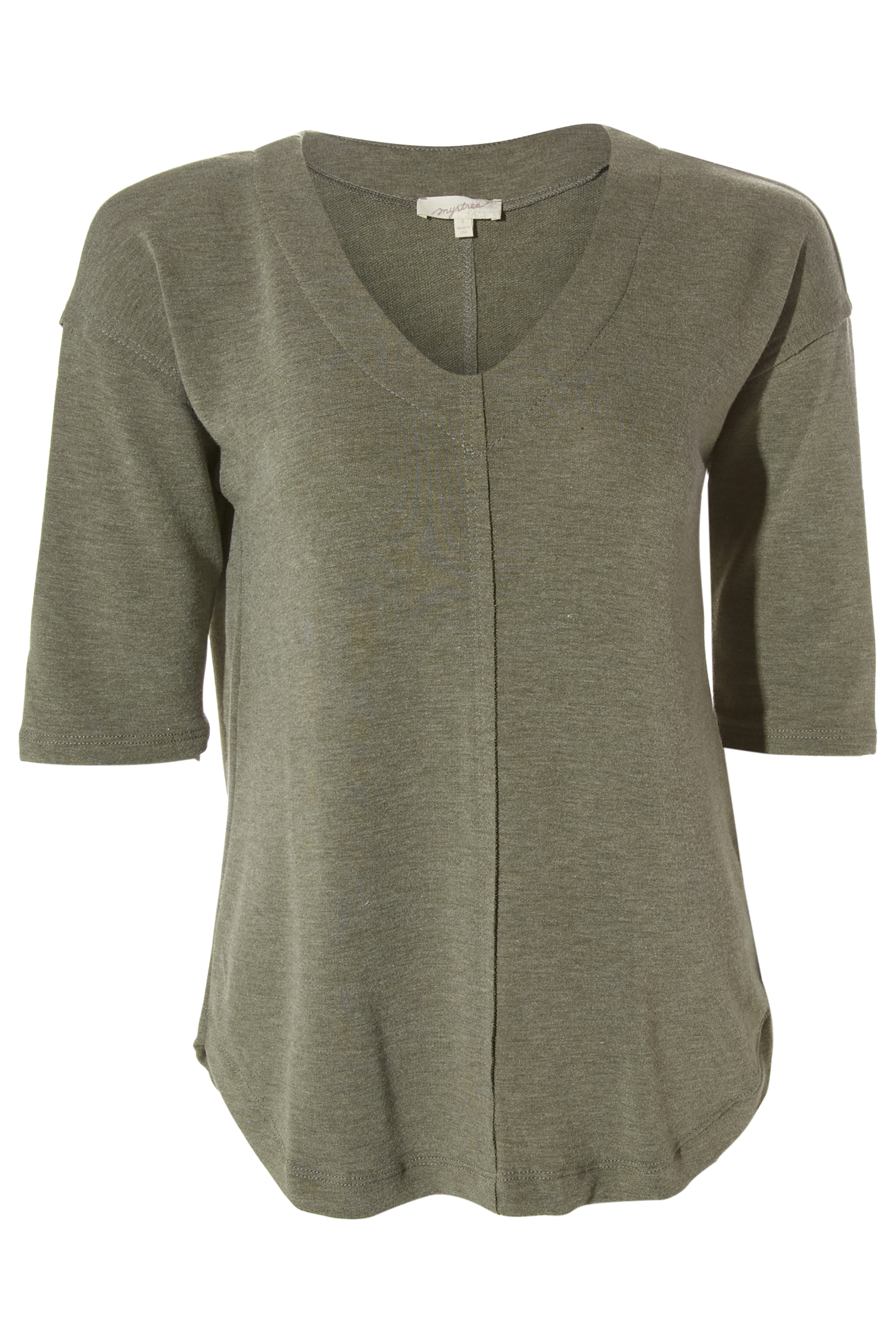 Half Sleeve V Neck